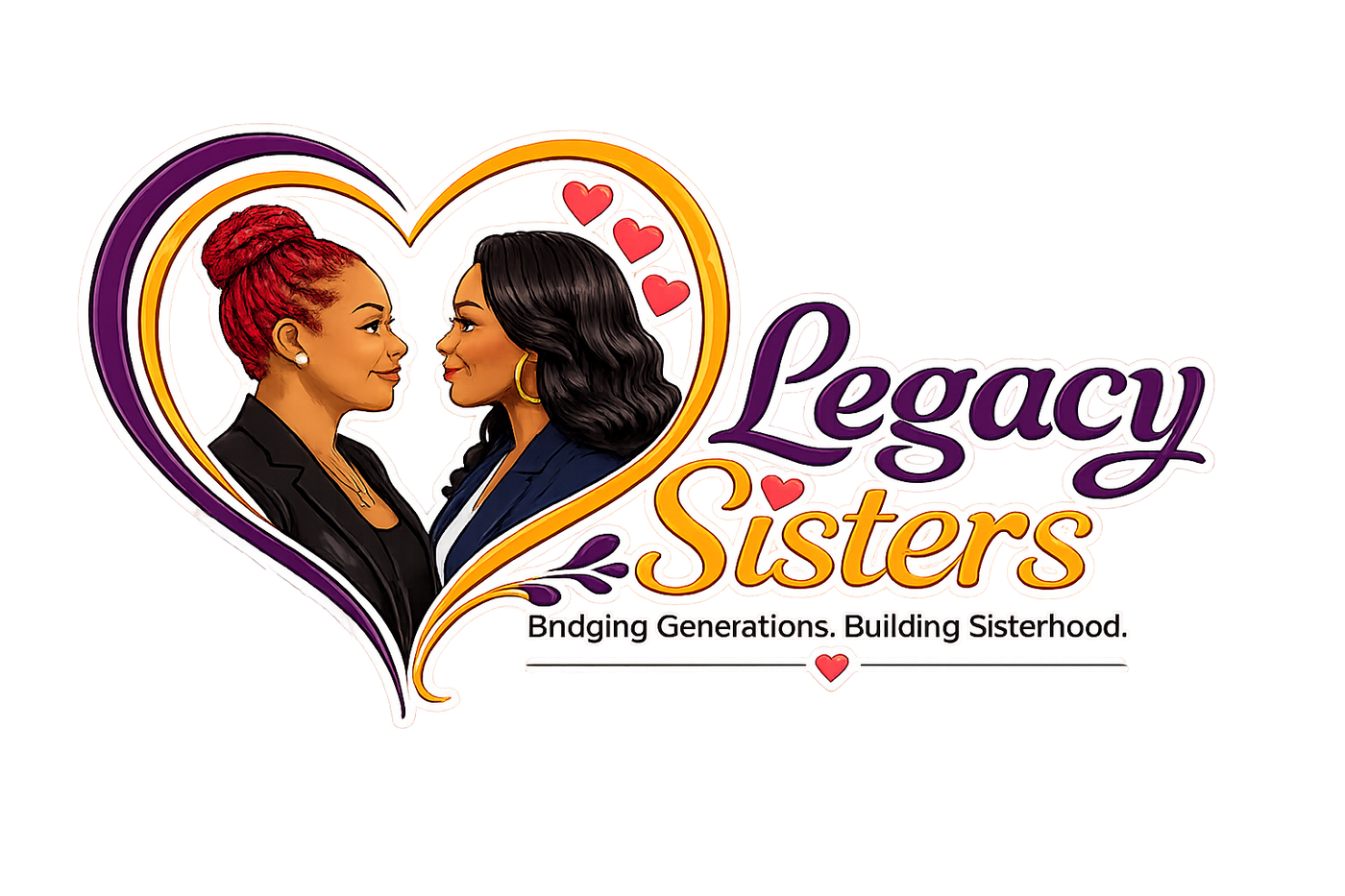 Legacy Sisters logo - Bridging Generations, Building Sisterhood